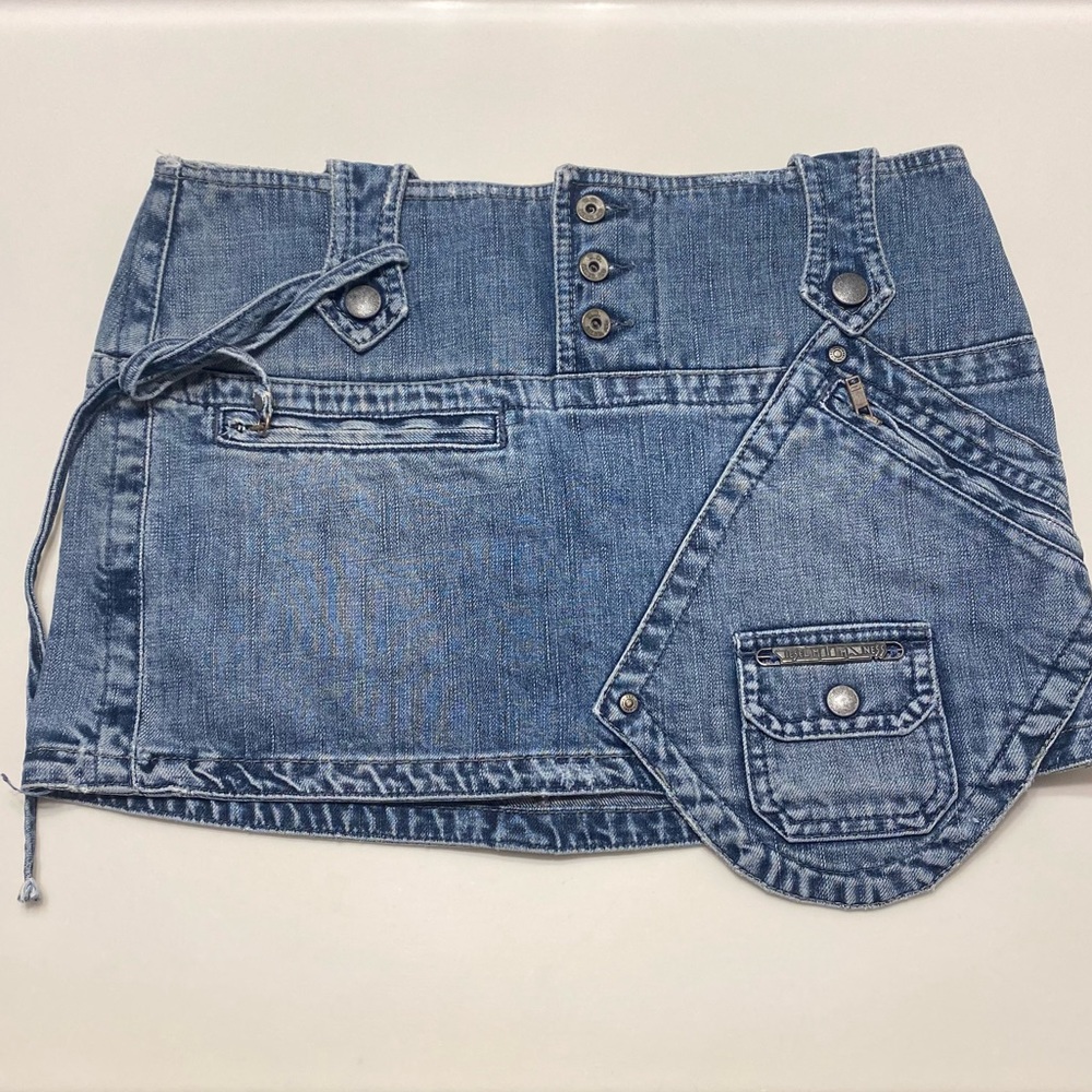 vintage diesel denim skirt size 26